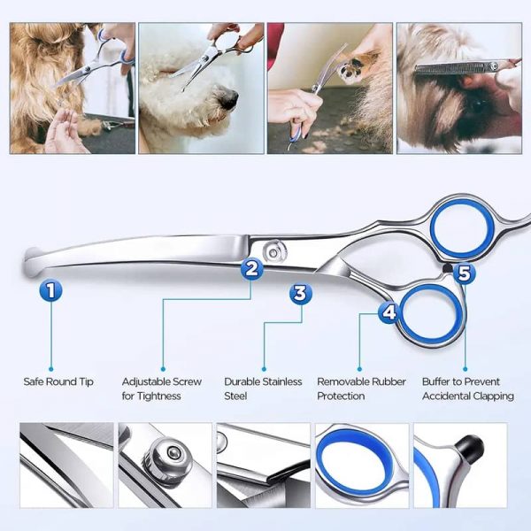 Pet Grooming Scissors Set