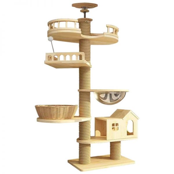 Wood Cat Tree