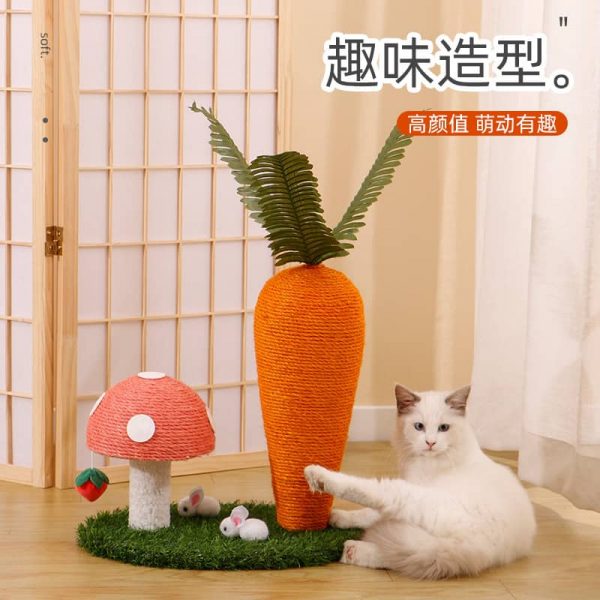 Carrot Cat Scratching Post2