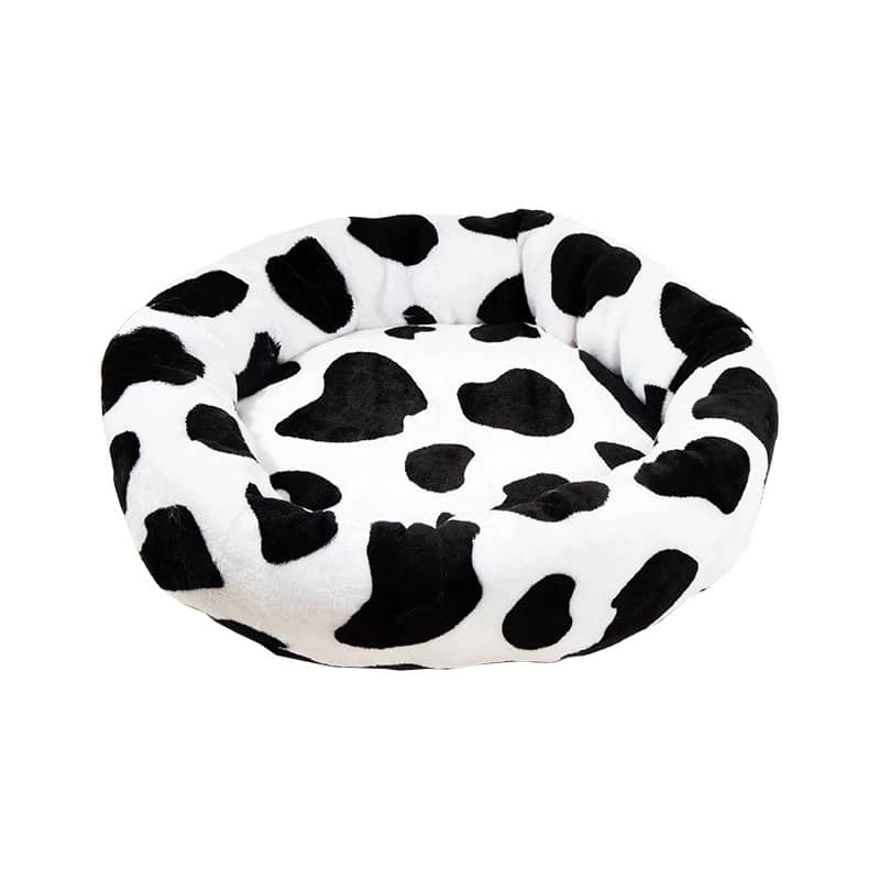 Warm Pet Nest Cow Dog Bed Wholesale China Pet Supplies Wholesale Supplier