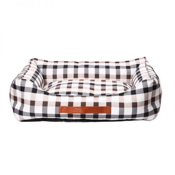 Plaid Dog Bed