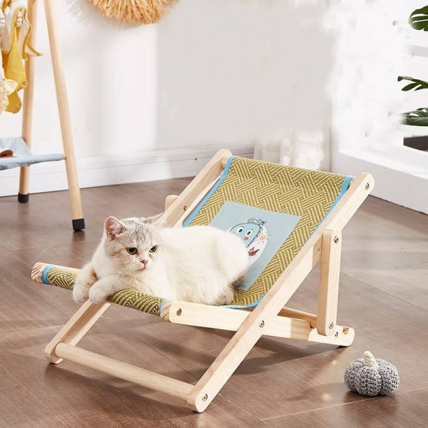 Wooden Cat Bed